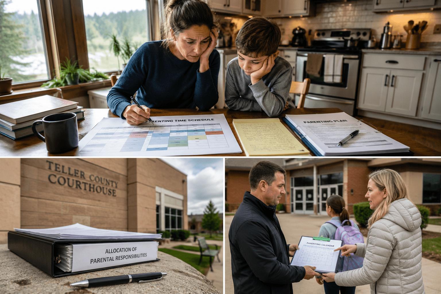 Woodland Park parental responsibilities lawyer with an unmarried parent seeking a first court order